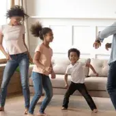 Family dance party