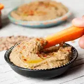 carrots and hummus