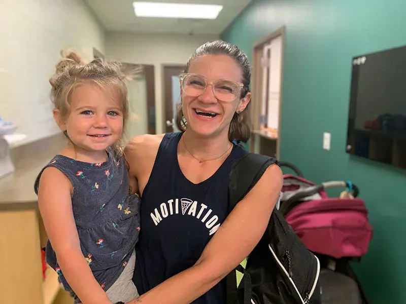 AnnMarie and her daughter Vera