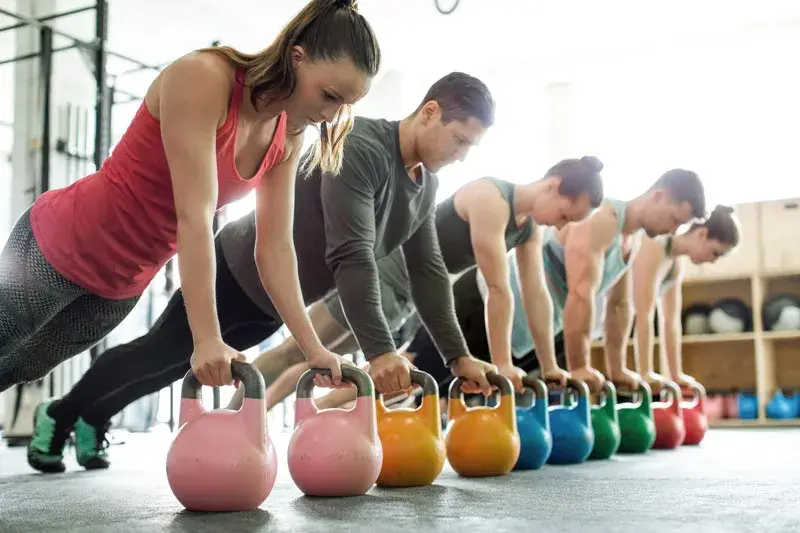 Kettle Bell workout at the YMCA of Middle TN