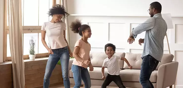 family dance party