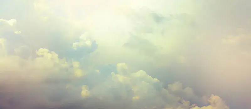Sun rays through clouds