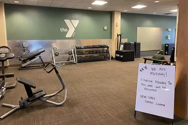 Downtown YMCA Stretch Area