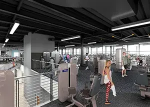 Brentwood Fitness rendering