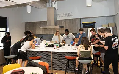 Teens in the kitchen