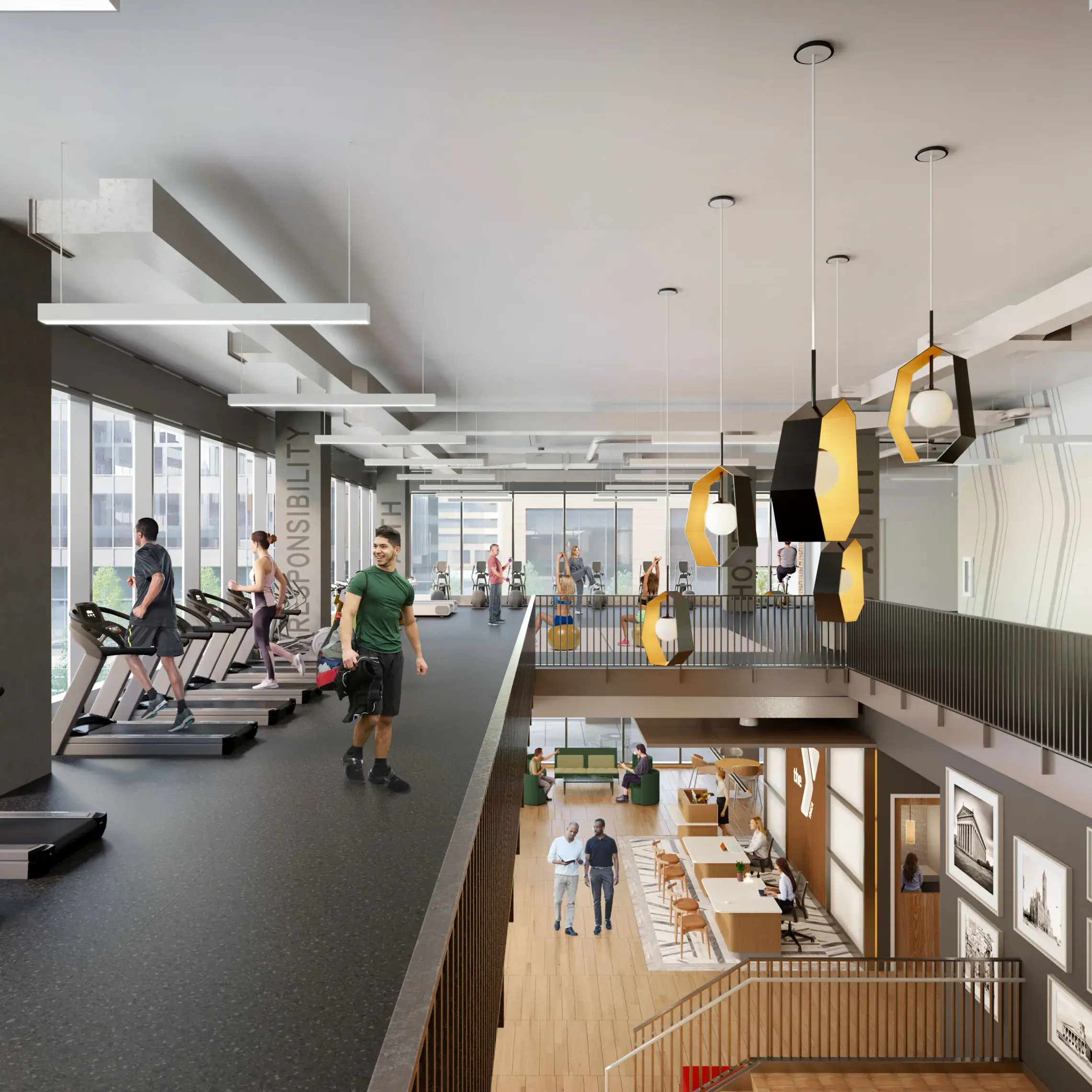 wellness floor rendering