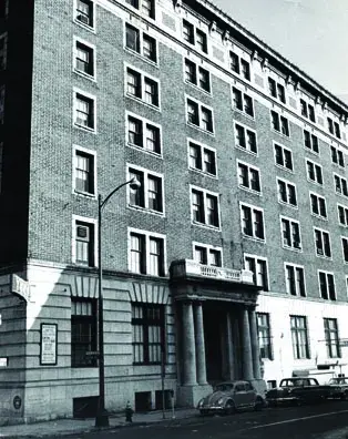 old photo of y building