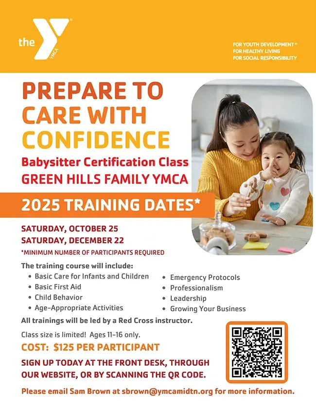 Babysitter Certification Class flyer