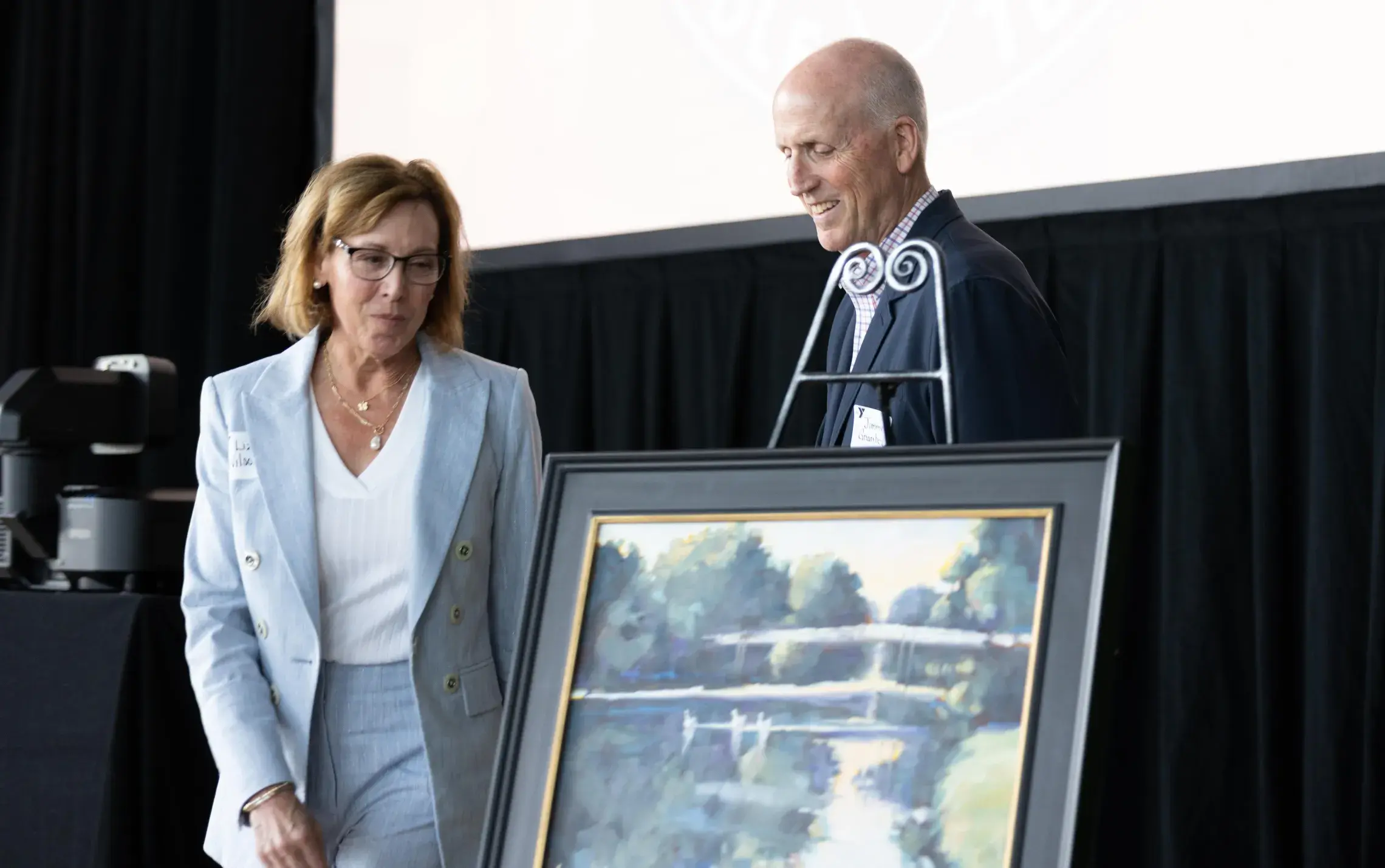 Hill Family Honored with painting