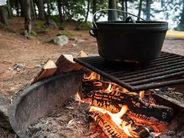 How to Use a Camping Dutch Oven Over an Open Fire