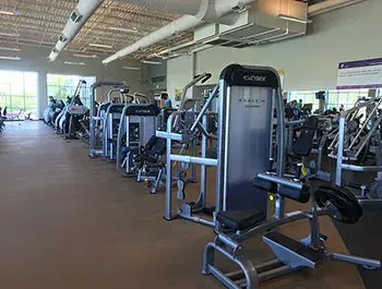 Northwest YMCA wellness floor