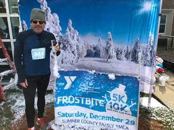 Ken Billings at the Frostbite 5K/10K