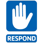 respond logo of know see respond