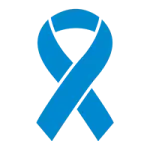 Awareness icon, blue
