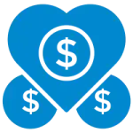 Financial assistance icon