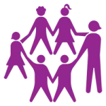 Youth group with adult mentor