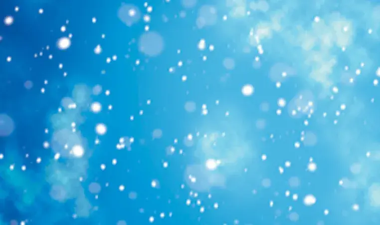 Snow falling