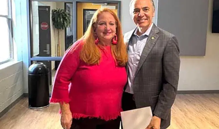 Susan Moriarity and John Mikos