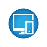 Icon of a desktop computer and smart phone